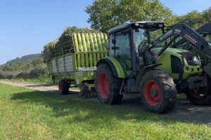 Landwirtschaftsfoto: Abtransport von Mähgut